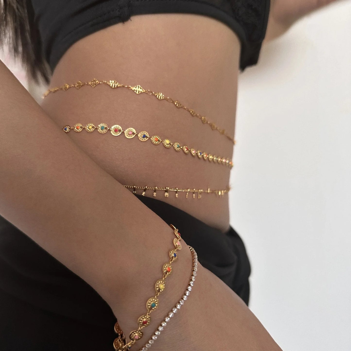 Boho Rhinestone Belly Chain