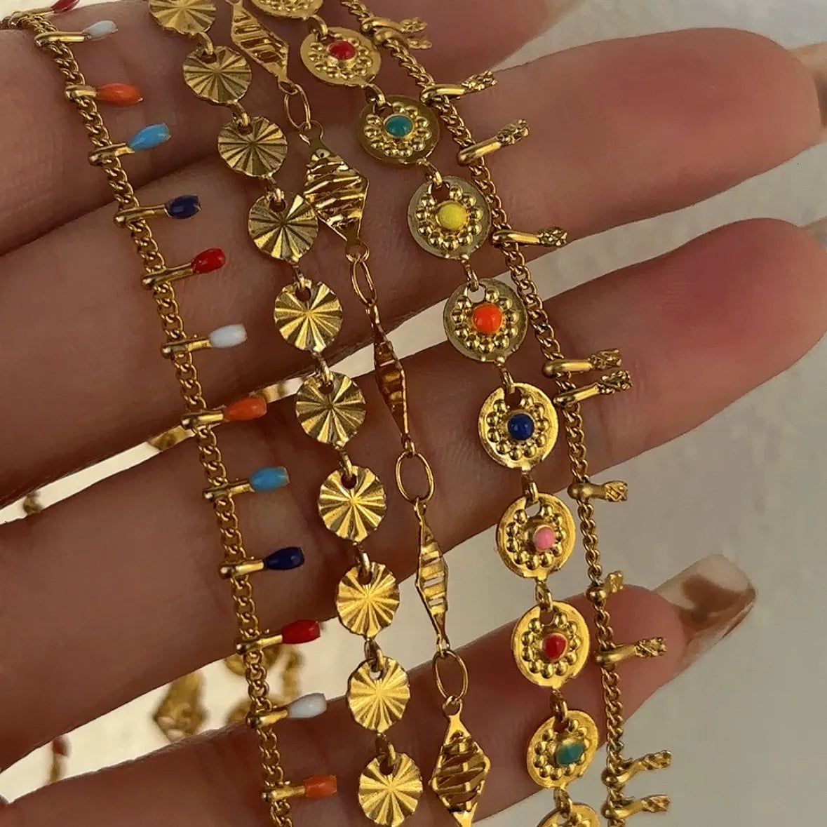 Boho Rhinestone Belly Chain