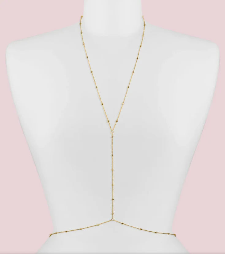 Boho Gold Cross Body Chain