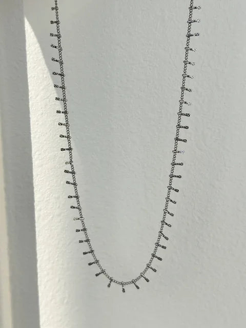 Boho Silver Double Belly Chain