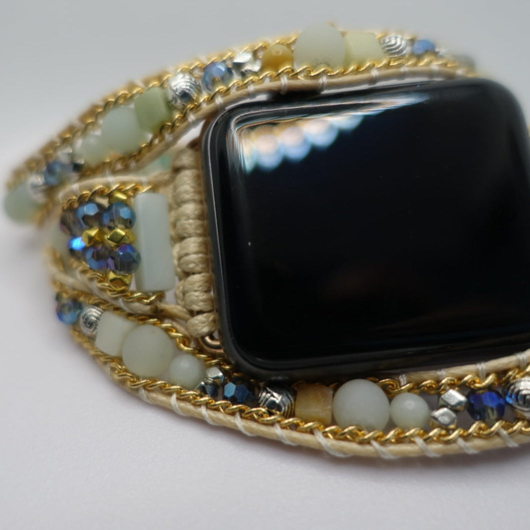 Boho Chakra Amazonite FitBit Watch Strap
