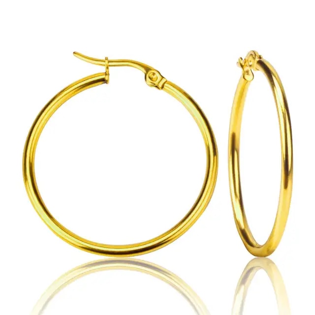 Gold Hoop Earrings