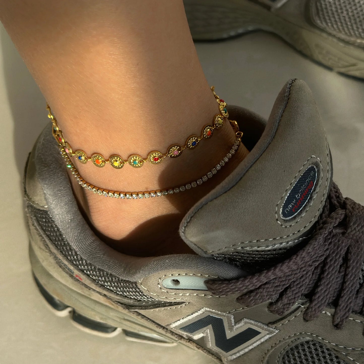 Boho Gold Sunflower Anklet