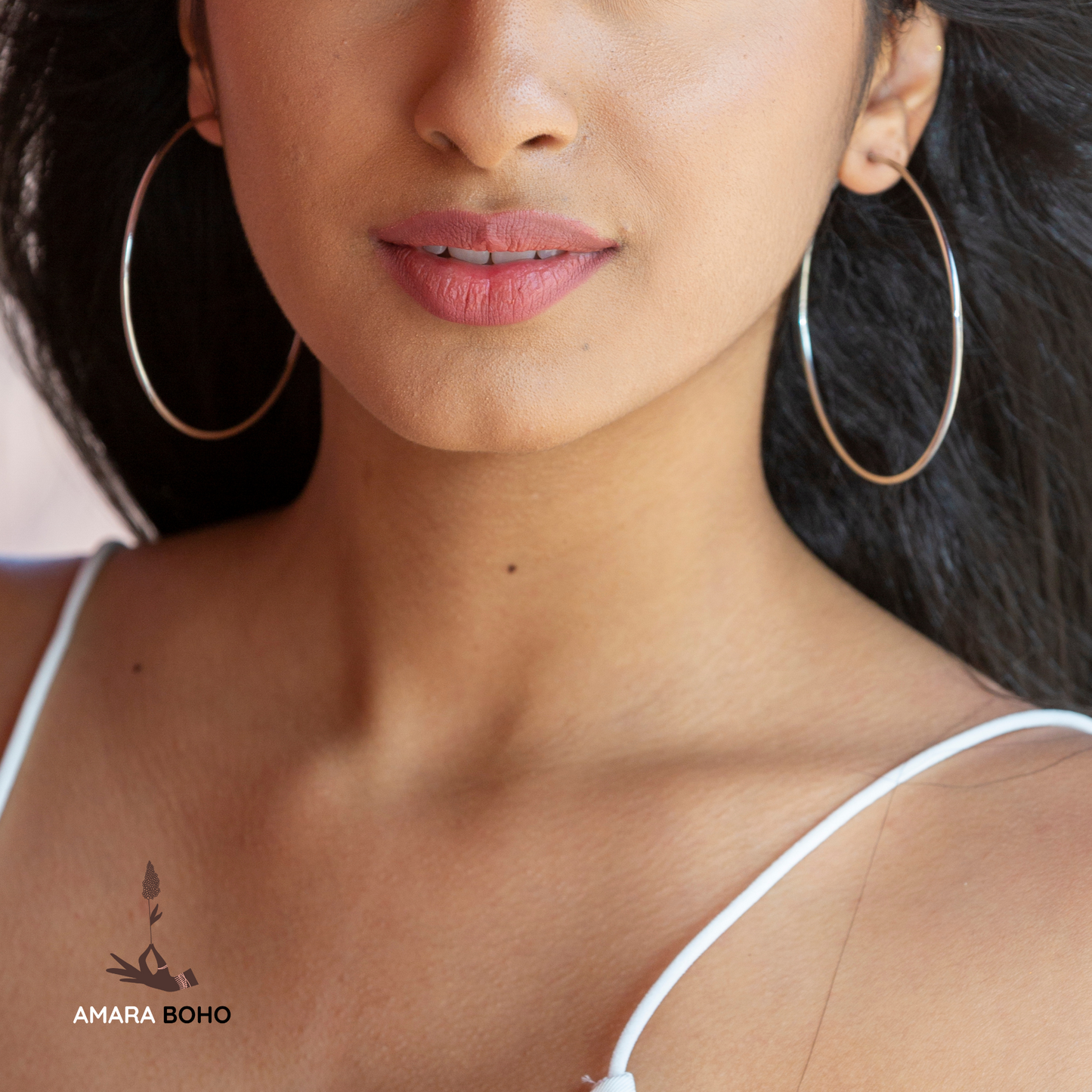 Silver Hoop Earrings