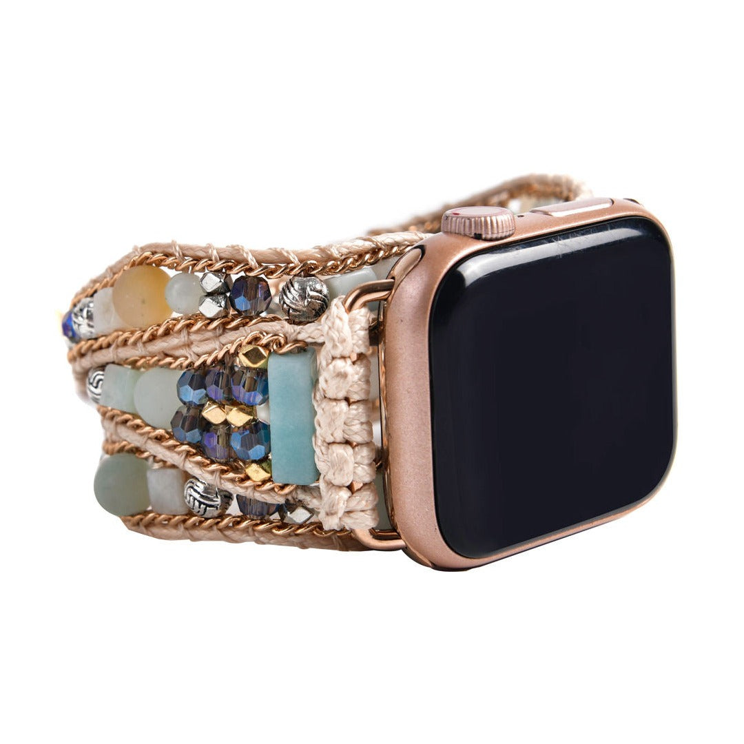 Boho Chakra Amazonite FitBit Watch Strap