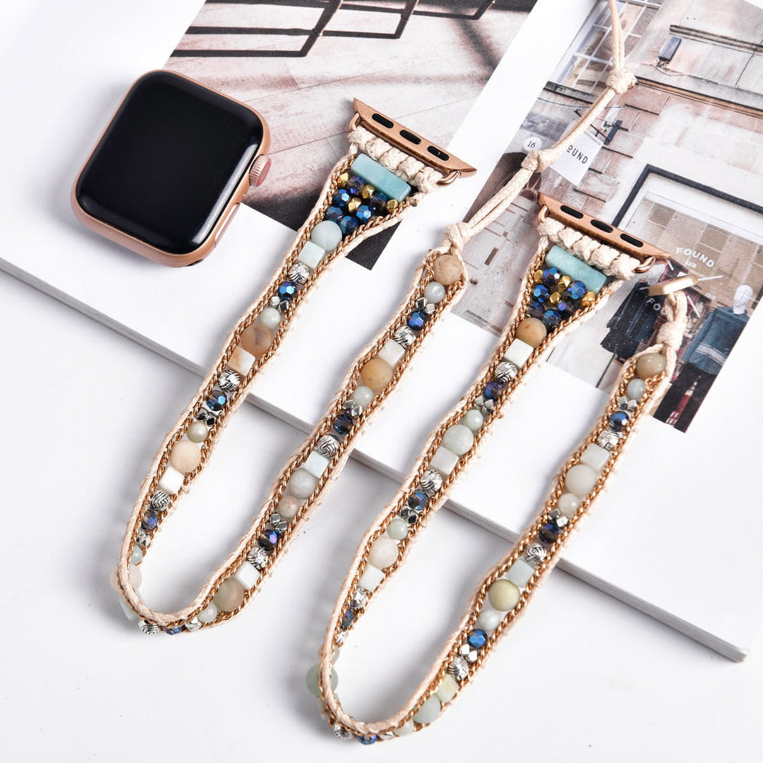 Boho Chakra Amazonite FitBit Watch Strap