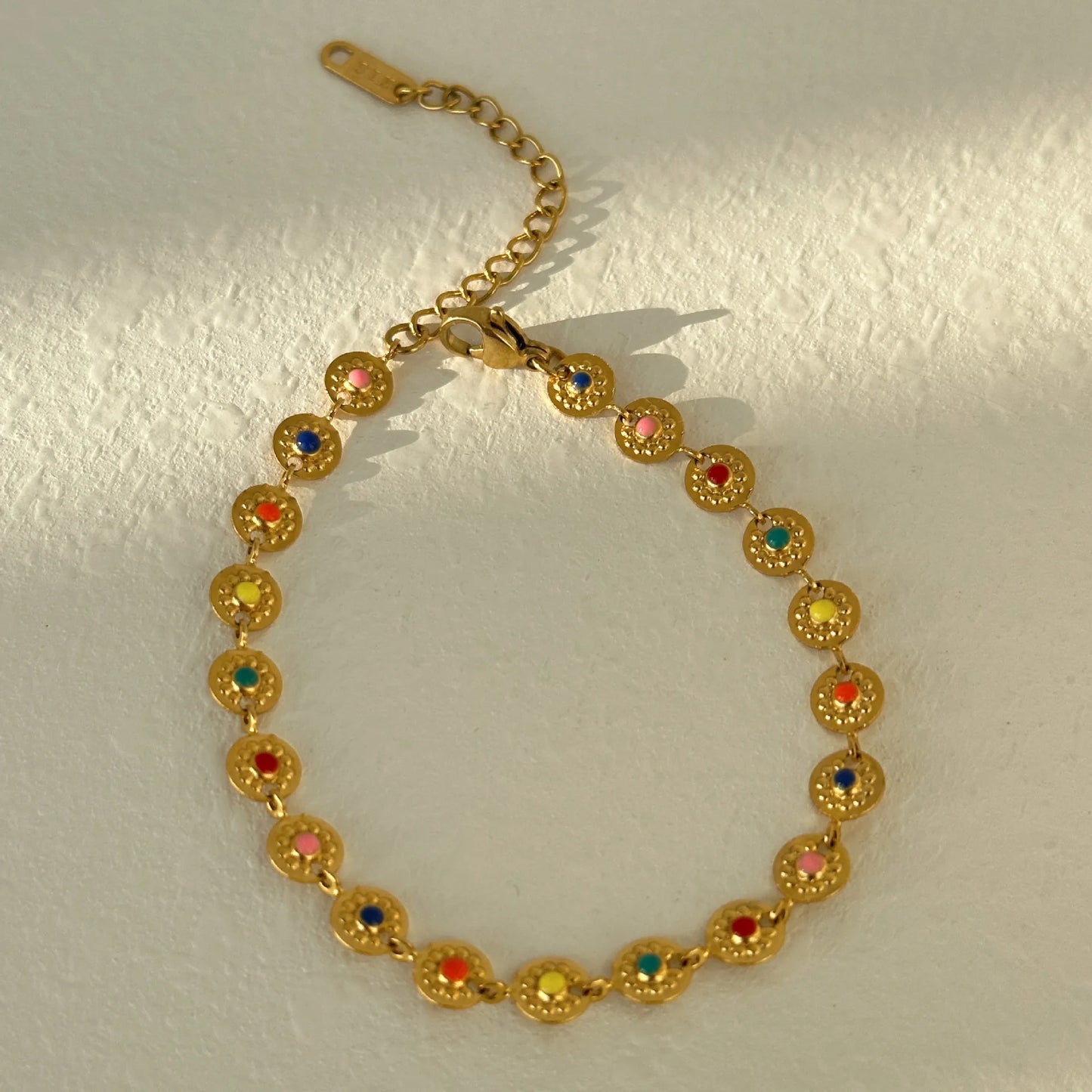 Boho Gold Sunflower Anklet