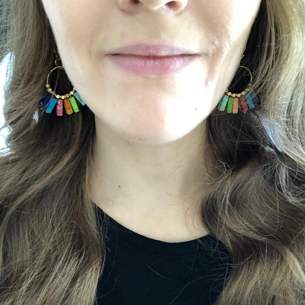Chakra Boho Earrings