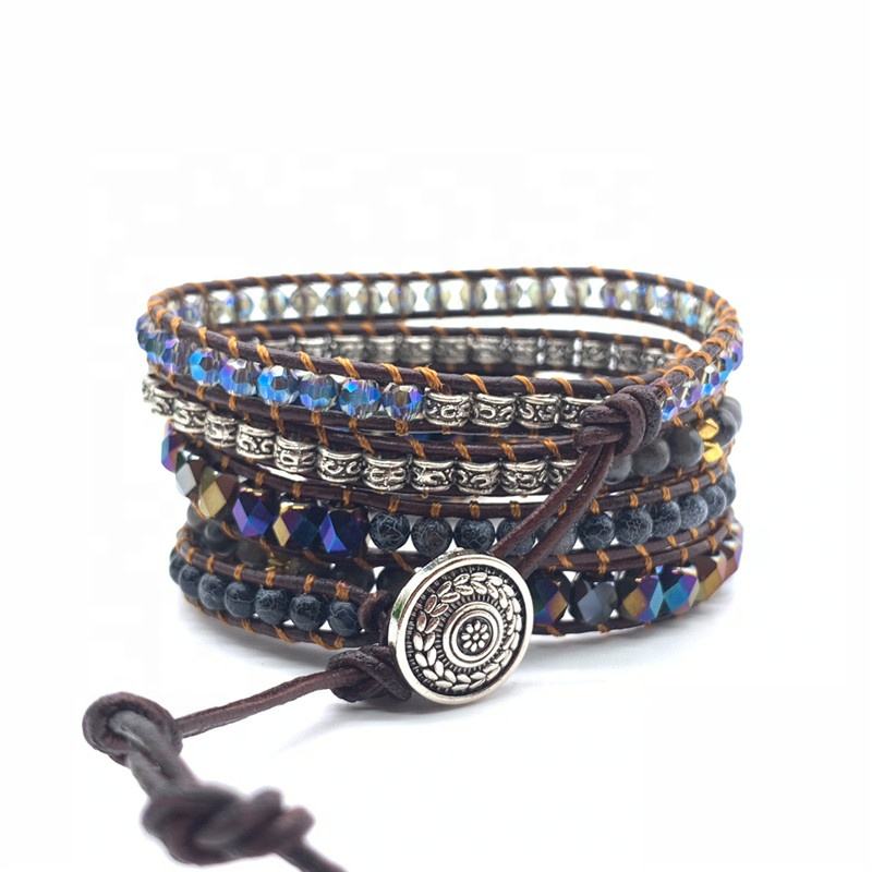 Agate Shade Natural Stone - Boho Bracelet