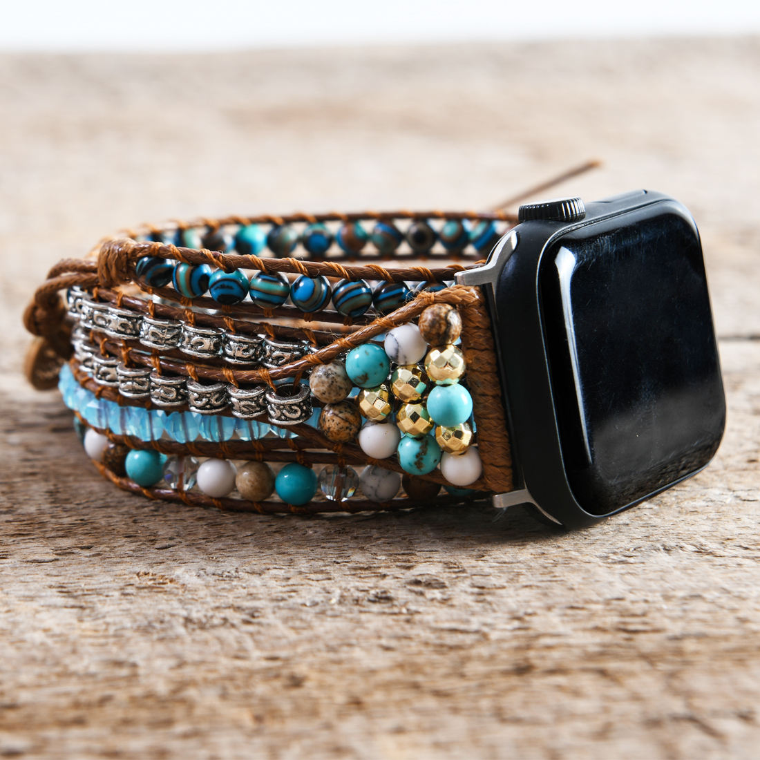 Boho Imperial Jasper Apple Watch Strap