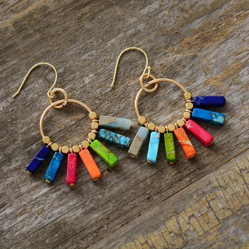 Chakra Boho Earrings