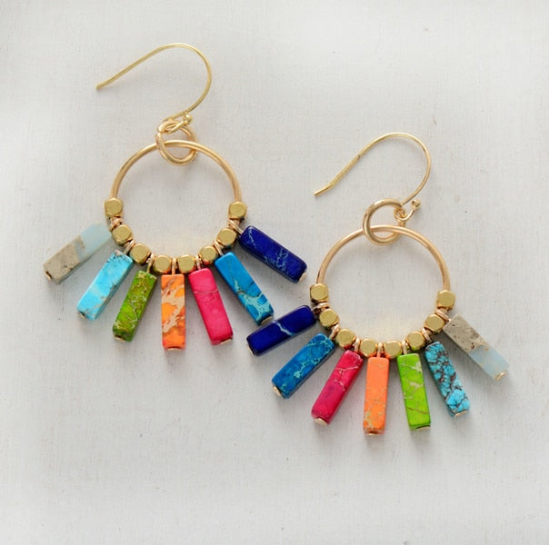 Chakra Boho Earrings