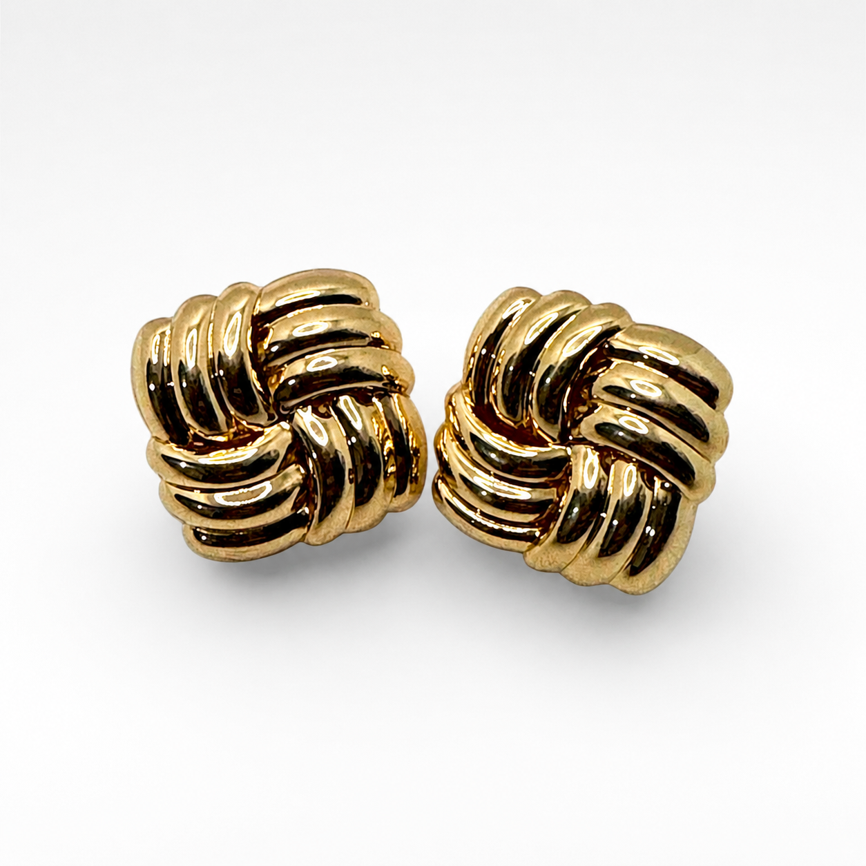 Golden Square Luxe Studs