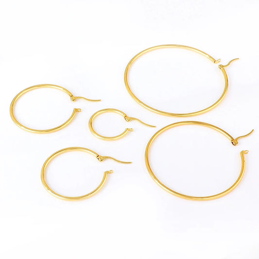 Gold Hoop Earrings
