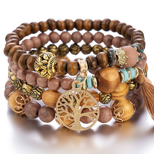 Rich Brown - Tree of Life Bohemian Bangle Set