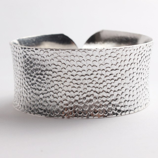 Boho Timeless Artisan Silver Cuff