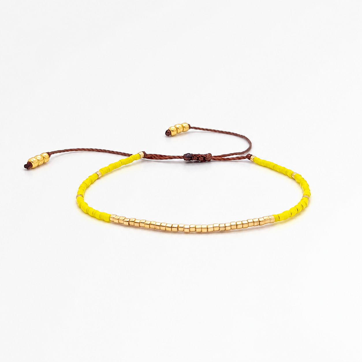 Miyuki Yellow Boho Charm Bracelet (Copy)