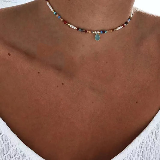 Boho-Hue Chocker Necklace