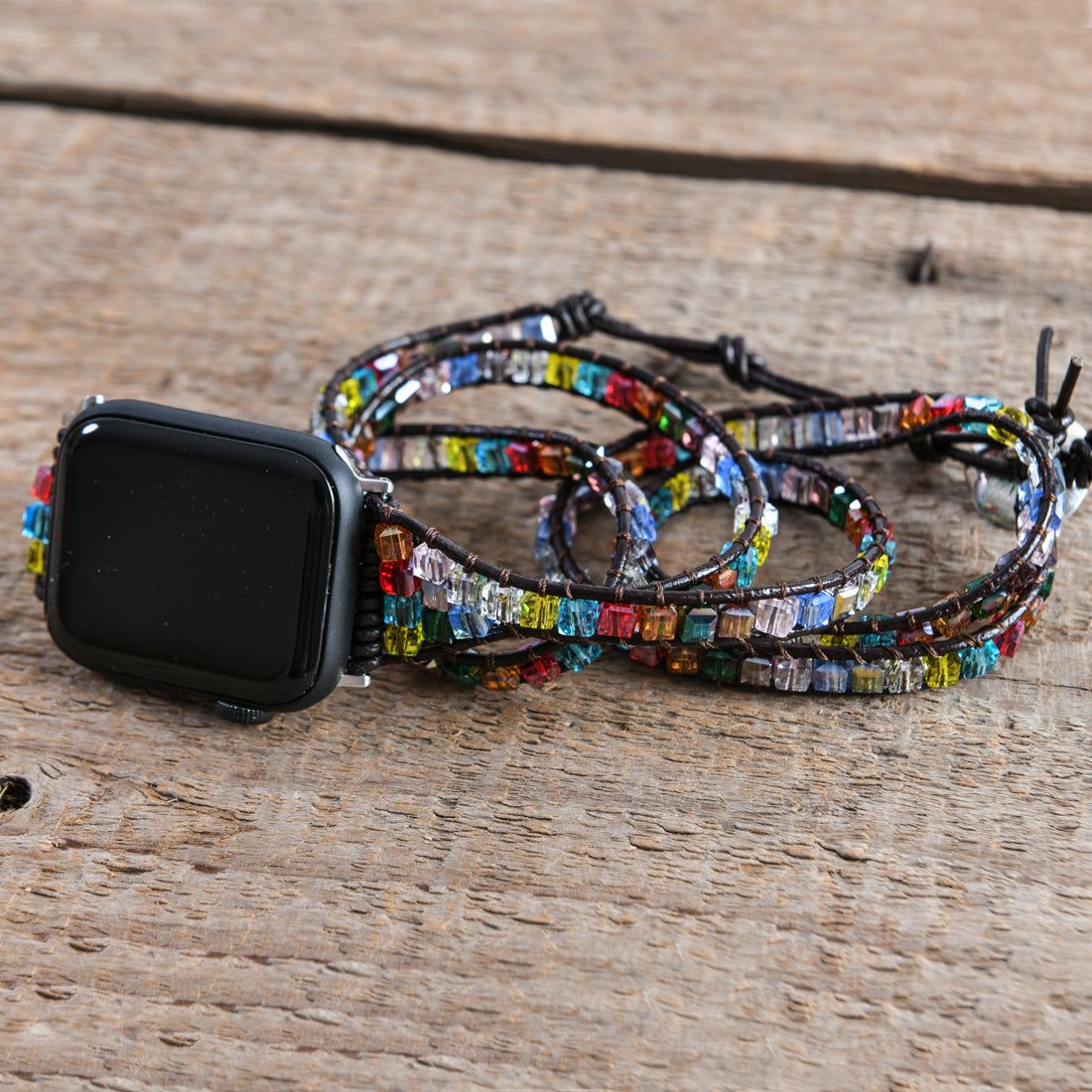 Boho Chakra Crystal Cube Apple Watch Strap